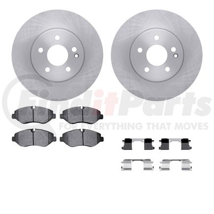 6512-63575 by DYNAMIC FRICTION COMPANY - Brake Rotor with 5000 Brake Pads and Hardware Kit