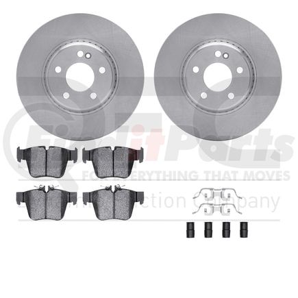 6512-63585 by DYNAMIC FRICTION COMPANY - Brake Rotor with 5000 Brake Pads and Hardware Kit