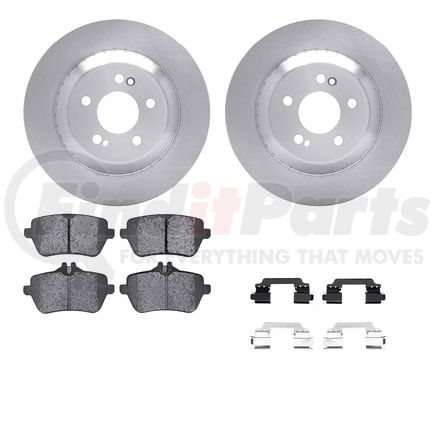 6512-63596 by DYNAMIC FRICTION COMPANY - Brake Rotor with 5000 Brake Pads and Hardware Kit