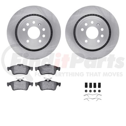 6512-65100 by DYNAMIC FRICTION COMPANY - Brake Rotor with 5000 Brake Pads and Hardware Kit
