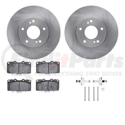 6512-67133 by DYNAMIC FRICTION COMPANY - Brake Rotor with 5000 Brake Pads and Hardware Kit