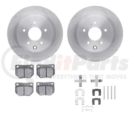 6512-67248 by DYNAMIC FRICTION COMPANY - Brake Rotor with 5000 Brake Pads and Hardware Kit