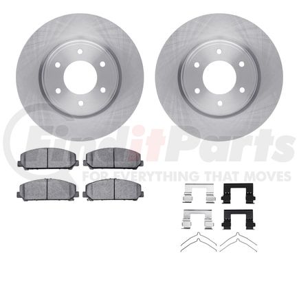 6512-67495 by DYNAMIC FRICTION COMPANY - Brake Rotor with 5000 Brake Pads and Hardware Kit