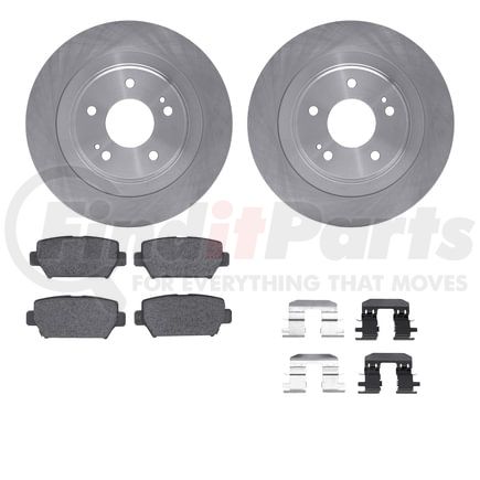 6512-72310 by DYNAMIC FRICTION COMPANY - Brake Rotor with 5000 Brake Pads and Hardware Kit