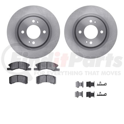 6512-72323 by DYNAMIC FRICTION COMPANY - Brake Rotor with 5000 Brake Pads and Hardware Kit