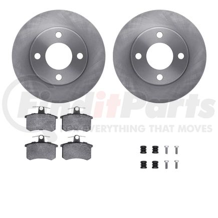 6512-73124 by DYNAMIC FRICTION COMPANY - Brake Rotor with 5000 Brake Pads and Hardware Kit