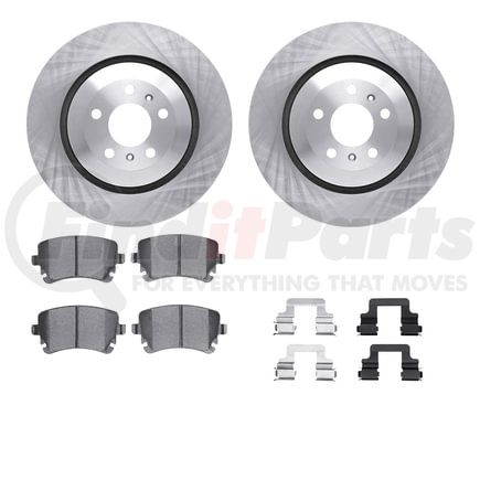 6512-73312 by DYNAMIC FRICTION COMPANY - Brake Rotor with 5000 Brake Pads and Hardware Kit