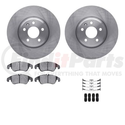 6512-73388 by DYNAMIC FRICTION COMPANY - Brake Rotor with 5000 Brake Pads and Hardware Kit