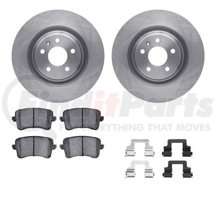 6512-73401 by DYNAMIC FRICTION COMPANY - Brake Rotor with 5000 Brake Pads and Hardware Kit