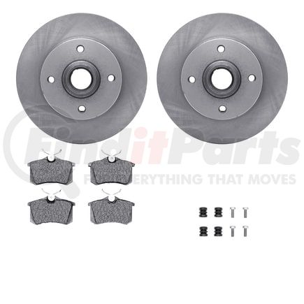 6512-74147 by DYNAMIC FRICTION COMPANY - Brake Rotor with 5000 Brake Pads and Hardware Kit