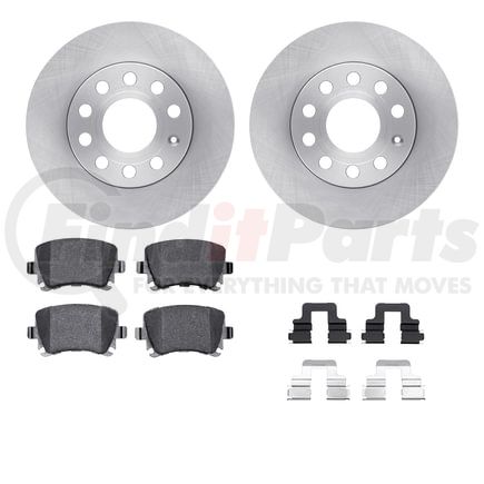 6512-74311 by DYNAMIC FRICTION COMPANY - Brake Rotor with 5000 Brake Pads and Hardware Kit