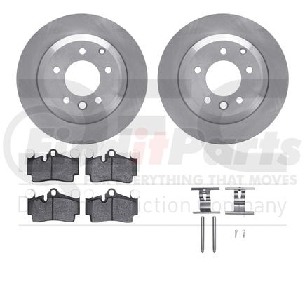 6512-74428 by DYNAMIC FRICTION COMPANY - Brake Rotor with 5000 Brake Pads and Hardware Kit