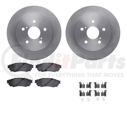 6512-75150 by DYNAMIC FRICTION COMPANY - Brake Rotor with 5000 Brake Pads and Hardware Kit