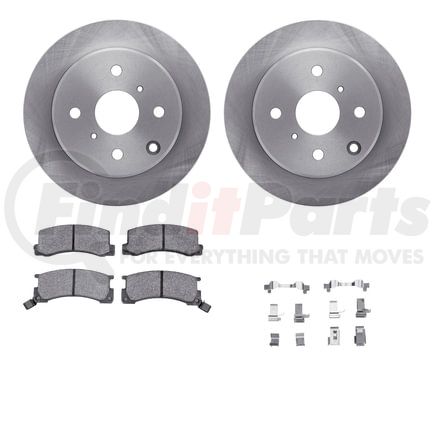 6512-76174 by DYNAMIC FRICTION COMPANY - Brake Rotor with 5000 Brake Pads and Hardware Kit