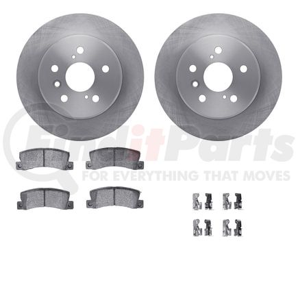 6512-76320 by DYNAMIC FRICTION COMPANY - Brake Rotor with 5000 Brake Pads and Hardware Kit