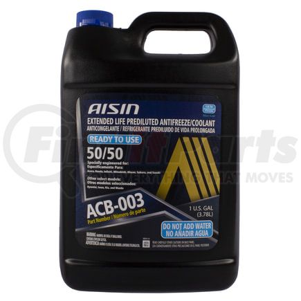 ACB 003 by AISIN - OE Formulated Engine Coolant / Antifreeze