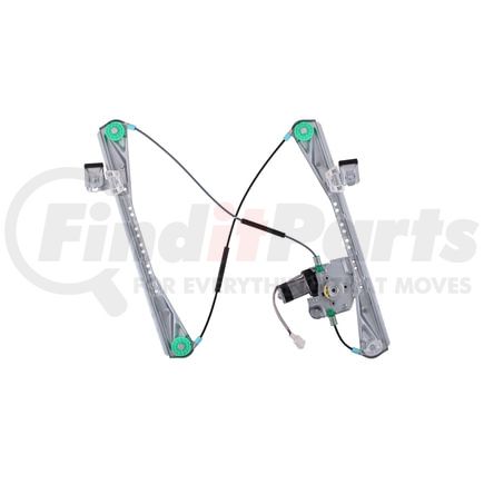 RPAFD-038 by AISIN - Power Window Regulator Assembly w/ Motor