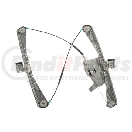 RPFD-044 by AISIN - Power Window Regulator Assembly w/o Motor