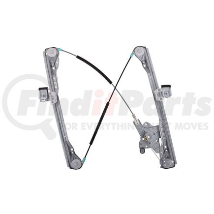 RPFD-047 by AISIN - Power Window Regulator Assembly w/o Motor