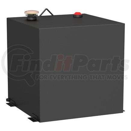 ST-53-R-MB by RETRAC MIRROR - Matte Black 53-Gallon Rectangle Steel Transfer Tank