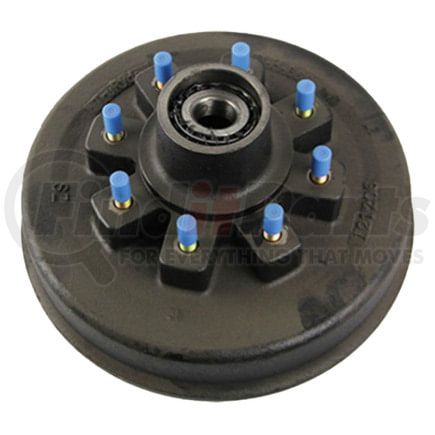 301691 by RETRAC MIRROR - Threaded Trailer Idler Hub - 12K, 8 on 6-1/2", 16-17-1/2" Wheel Size, 5/8" Studs