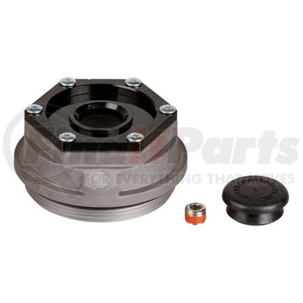 85373929 by RETRAC MIRROR - Trailer Axle Oil and Dust Cap with Set Screw - 8,000 lbs. Black