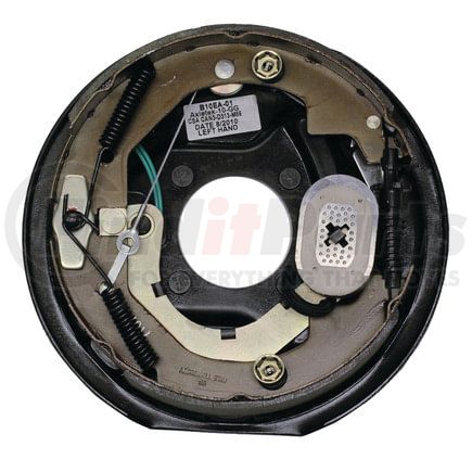 1222583 by RETRAC MIRROR - Forward Self-Adjusting RV Brake Assembly - 10" x 2.25", 4-Bolt, 3,500 lbs. (Left Side)