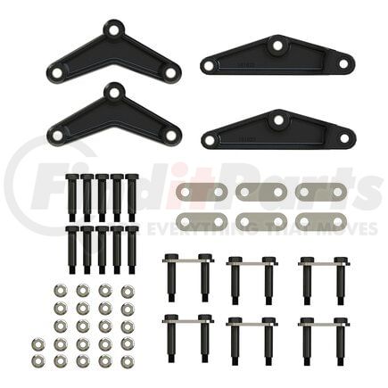 132698 by RETRAC MIRROR - Triple Axle AP Kit with Long Equalizer and Standard Bolts