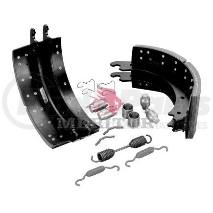 XK2124515CF by MERITOR - Drum Brake Shoe and Lining Kit - Remanufactured Brake Shoe And Lining Kit