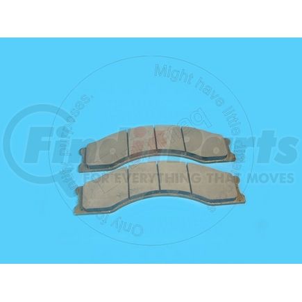 PDE03-008 by BLUMAQ - Disc Brake Pad Kit - 413 mm. L x 132 mm. W x 27 mm. T