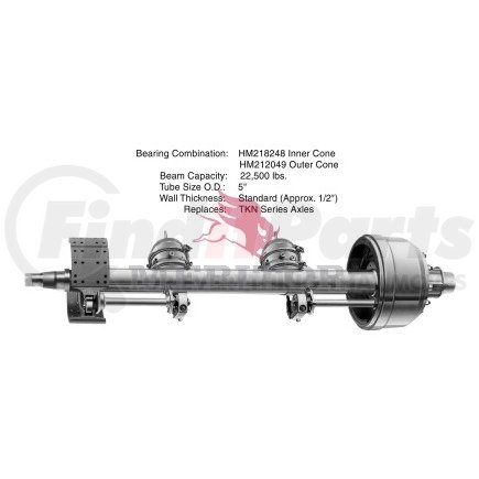 TN4000N500 by MERITOR - AY-SERVICE BEAM