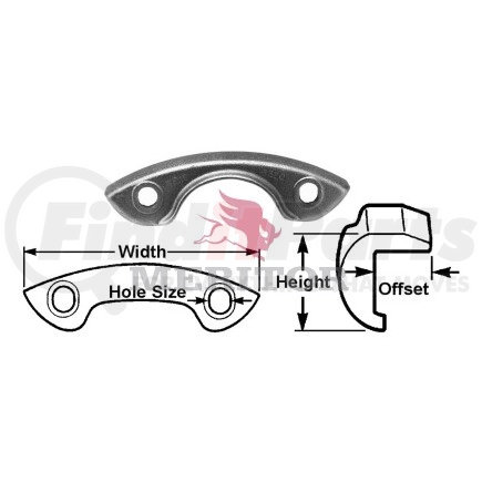 R005953 by MERITOR - CLAMP-RIM