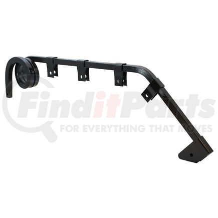 034-00877 by FLEET ENGINEERS - Mud Flap Bracket, 3/4 Shortie Bar Type, Double Coil, X-tra Long, Roadside, Single