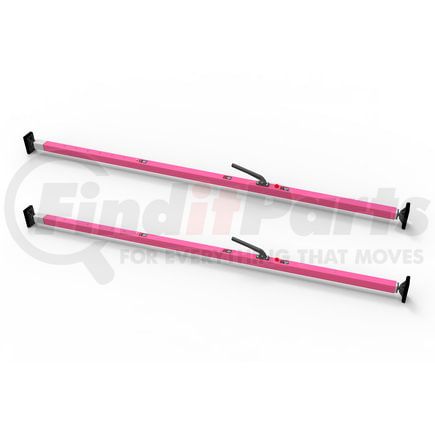 080-01006-2 by FLEET ENGINEERS - SL-30 Cargo Bar, 84-114, Articulating Feet, Pink, Pack of 2