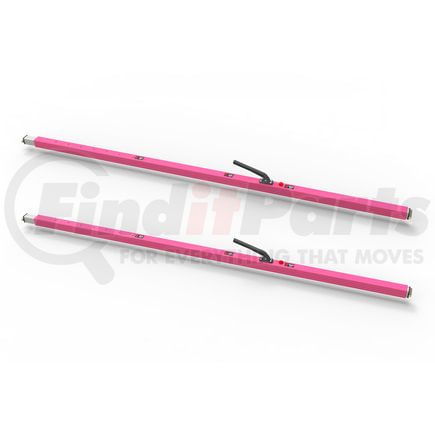 080-01038-2 by FLEET ENGINEERS - SL-30 Cargo Bar, 84-114, E-track Ends, Pink, Pack of 2