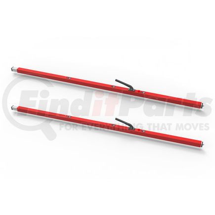 080-01042-2 by FLEET ENGINEERS - SL-30 Cargo Bar, 84-114, F-track Ends, Red, Pack of 2