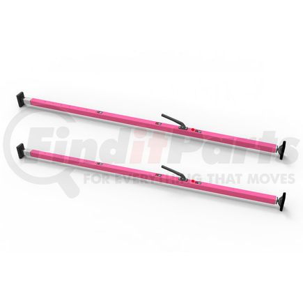 080-01054-2 by FLEET ENGINEERS - SL-30 Cargo Bar, 84-114, Articulating and Fixed Feet, Pink, Pack of 2