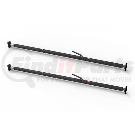 080-01055-2 by FLEET ENGINEERS - SL-30 Cargo Bar, 84-114, Articulating and Fixed Feet, Black, Pack of 2