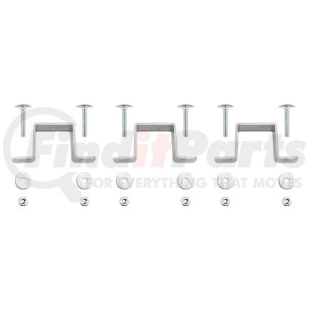 080-R080SS by FLEET ENGINEERS - SL-20/SL-30 Series Hoop Hardware Kit, Stainless Steel