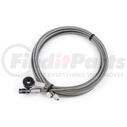 025-01426 by FLEET ENGINEERS - Door Cable, Pair, 1/4 Eye, 97 Length, 7 x 19 stainless