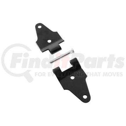 025E10071 by FLEET ENGINEERS - Center Hinge for 2 Rollers, Black E-Coat, Unassembled