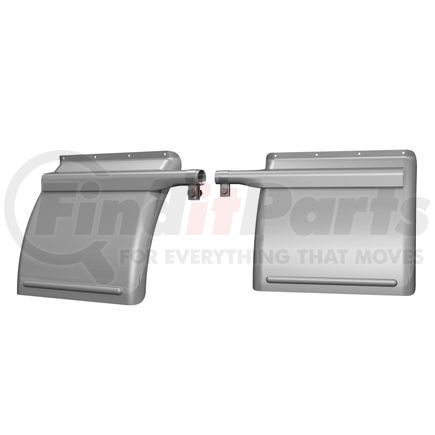 031-00471 by FLEET ENGINEERS - Paddle Mount Classic PMCL-24 Low Mount, Stainless Steel, Pair