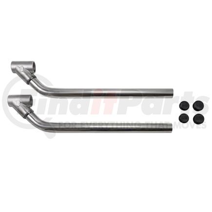 031-00886 by FLEET ENGINEERS - Fender Bracket - Stainless Steel, 30.25 in. Length, End Mount, Packaged Set