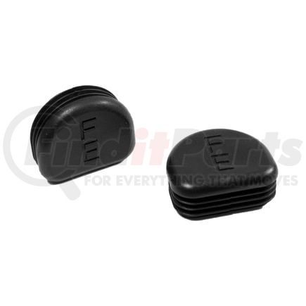 031-01225 by FLEET ENGINEERS - Plastic Flattened End Cap, 2 x 1.65