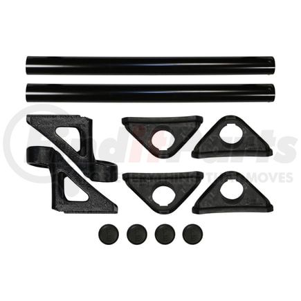 031-01227 by FLEET ENGINEERS - Fender Bracket - Black E-Coat, End Mount, Multi-Mount, Packaged Set, 25.1 lbs