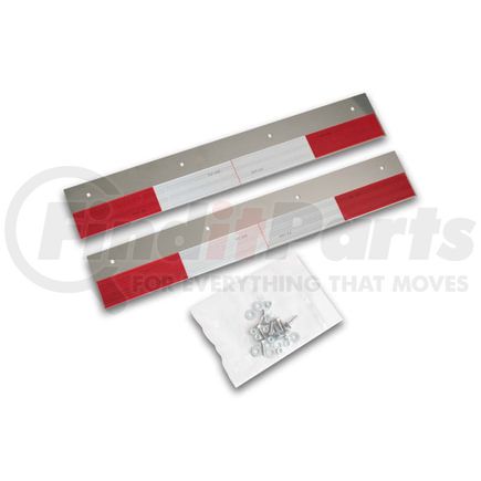 031-01584 by FLEET ENGINEERS - Flap Plate, Stainless Steel, Upper with Reflective Tape