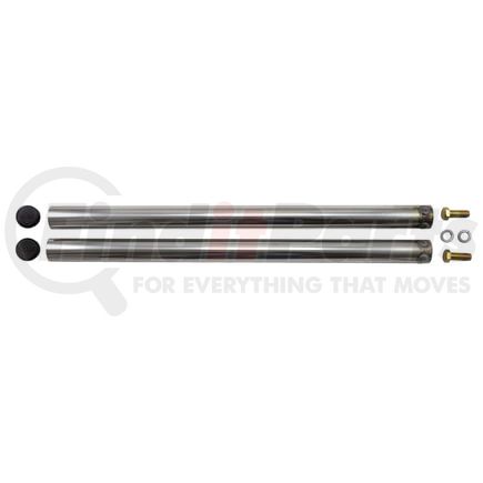 Fleet Engineers 031-01610 Fender Support Bracket Post Style Round End Mount, 2 Bracket Set, Stainless Steel, 32.50
