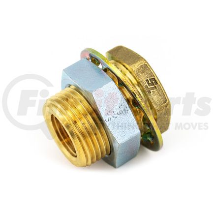 S60-7 by TRAMEC SLOAN - Bulkhead Fitting, Brass, 1-5/16", .375" x 1.125" Steel Nut