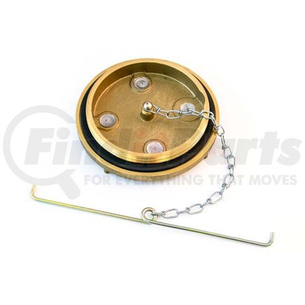 431002 by TRAMEC SLOAN - 4-1/4 Brass Fuel Cap, Non-Vented