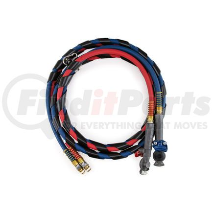 BR455180MAXXSETW by TRAMEC SLOAN - 3/8 RED &  BLUE HOSES, 15', MAXXGRIP GLADHANDS HOSE ASSEMBLY WRAPPED SET